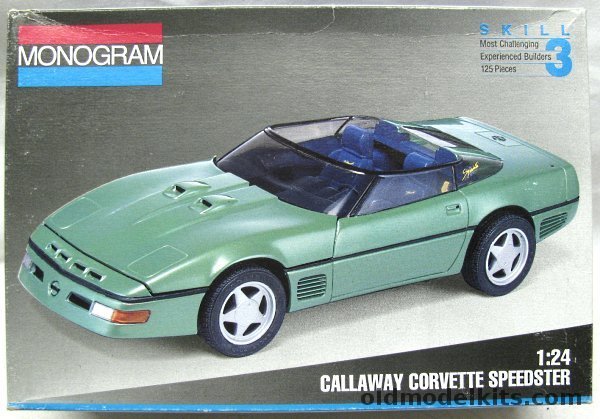 Monogram 1/24 1992 Callaway Corvette Speedster, 2958 plastic model kit